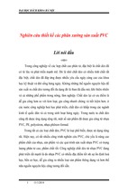 Nghiên cứu thiết kế các phân xưởng sản xuất pvc