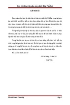 Báo cáo thực tập nhà máy nhiệt điện phả lại - tháng 12-2011