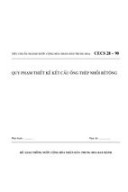 Quy trình thiết kế và thi công kết cấu bê tông thép ống cecs 28-90