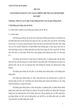 Giải pháp giảm ùn tắc giao thông đô thị tại thành phố hà nội