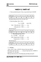 Thiết kế nhà máy nhiệt điện gồm 4 tổ máy, công suất mỗi máy là 100 mw