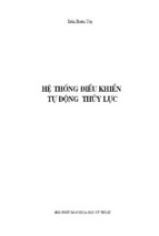 Hệ thống điều khiển tự động thủy lực - trần xuân tùy, 216 trang