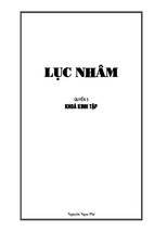 Khóa kinh tập (lục nhâm quyển 3)