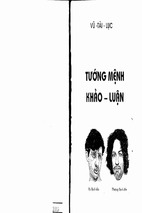 Tướng mệnh khảo luận - vũ tài lục