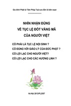 Nhìn nhận về tục lệ đốt vàng mã việt nam