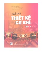 Sổ tay thiết kế cơ khí - tập 1