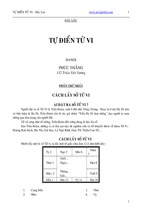 Từ điển tử vi – vu thiên đắc lộc