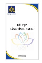 Bai tap excell