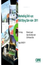 Marketing lĩnh vực bất động sản năm 2011