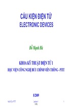 Cấu kiện điện tử electronic devices