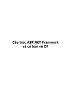 Cấu trúc asp net framework và các bản vẽ c sharp