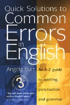 Quick solutions to common errors in english