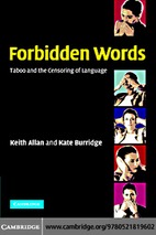 Forbidden words taboo and the censoring