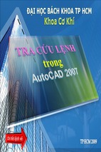 Tra cuu lenh trong autocad