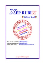 Xếp rubik toàn tập