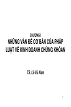 Luật kinh doanh chứng khoán