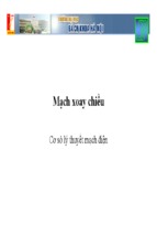 Cơ sở lý thuyết mạch điện một chiều