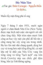 Dac nhan tam - unknown