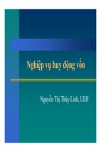 Nghiệp vụ huy động vốn