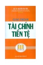 Đề cương giáo trình tài chính tiền tệ