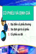 Cổ phiếu và định giá