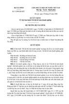Chế độ kế toán doanh nghiệp