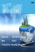 Slide kinh tế vĩ mô