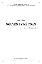 Giáo trình nguyên lý kế toán đào tạo từ xa