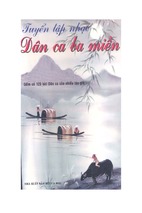 Tuyển tập bản dân ca 3 miền