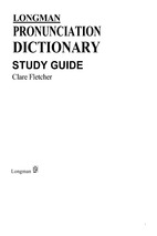 Longman pronunciation dictionary study guide