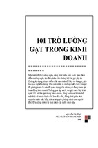 101 trò lừa gạt trong kinh doanh