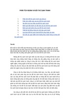 Phân tích ngành và đối thủ cạnh tranh