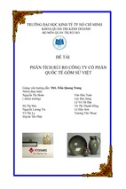 Bài báo cáo thực tập-phân tích rủi ro công ty cổ phần quốc tế gốm sứ việt