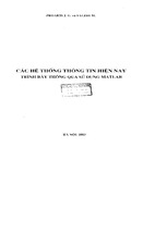 Bài báo cáo thực tập-các hệ thống thông tin hiện nay trình bày thông qua sử dụng matlab