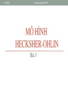 Bài báo cáo thực tập-mô hình hecksher-ohlin bài 3