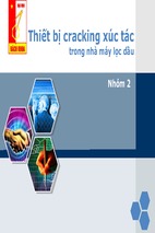 Bài báo cáo thực tập-thiết bị cracking xúc tác trong nhà máy lọc dầu