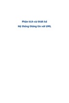 Bài báo cáo thực tập-phân tích và thiết kế hệ thống thông tin với uml