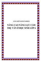 Skkn nâng cao năng lực cảm thụ văn ở học sinh lớp 6