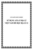 Skkn sử dụng atlat địa lí việt nam để học địa lí 12