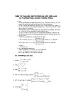 78 đề toán luyện thi đại học (phần phương trình, hệ phương trình