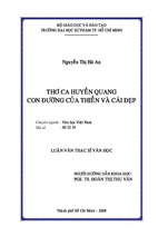 Thơ ca huyền quang - con đường của thiền và cái đẹp