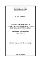 Nghiên cứu sử dụng một số vật liệu hữu cơ và chế phẩm vi sinh trong sản xuất chè an toàn-tom tat 