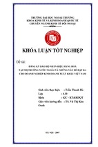 Đăng ký bảo hộ nhãn hiệu hàng hóa tại thị trường nước ngoài và những vấn đề đặt ra cho doanh nghiệp kinh doanh xuất khẩu việt nam