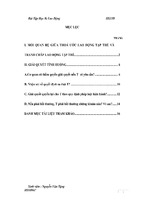 Đề tài mối quan hệ giữa thoả ước lao động tập thể và tranh chấp lao động tập thể 2 - luận văn, đồ án, đề tài tốt nghiệp