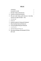 Đề tài một số quy định của pháp luật về nhượng quyền thương mại - bài học kỳ luật thương mại modul 2 - luận văn, đồ án, đề tài tốt nghiệp