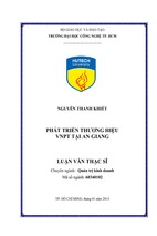 Phát triển thương hiệu vnpt tại an giang