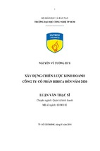 Xây dựng chiến lược kinh doanh công ty cổ phần bibica đến năm 2020