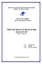 Đồ án tốt nghiệp khoa xậy dựng thiết kế nhà ở cán bộ quân đội quận gò vấp