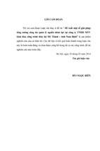 Đề xuất một số giải pháp tăng cường công tác quản lý nguồn nhân lực tại công ty tnhh mtv khai thác công trình thủy lợi mỹ thành – tỉnh nam định