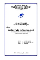 Đồ án tốt nghiệp xây dựng  thiết kế văn phòng cho thuê, địa chỉ 25bis, nguyễn thị minh khai, quận 1, tp. hcm